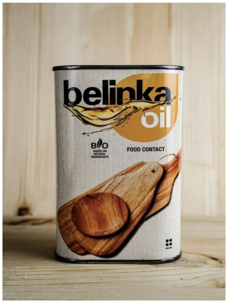 Масло Belinka Food contact бесцветный 0,5 л - фото №8