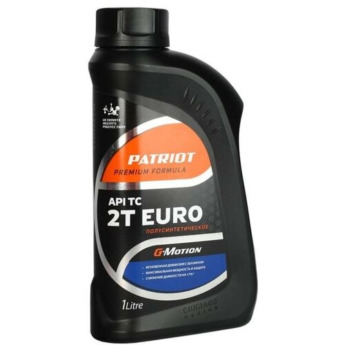 Масло полусинтетическое PATRIOT G-Motion 2Т EURO, 1л