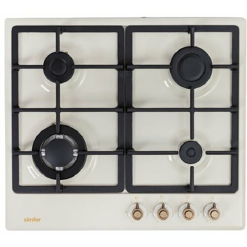 Встраиваемая газовая варочная панель Simfer H60V41O517 бежевый 3298400₽