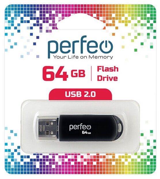 USB флешка Perfeo USB 64GB C03 Black