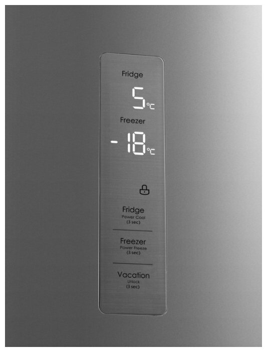 Холодильник Hyundai CC4553F нержавеющая сталь