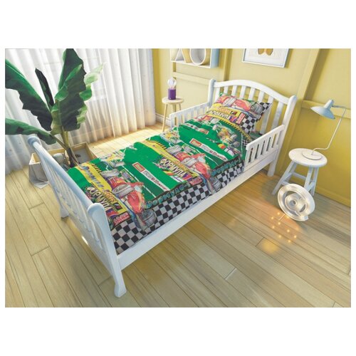 фото Комплект постельного белья для подростковой кровати nuovita формула 2 (зеленый)