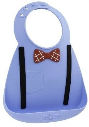 Baby Bib Scholar Blue