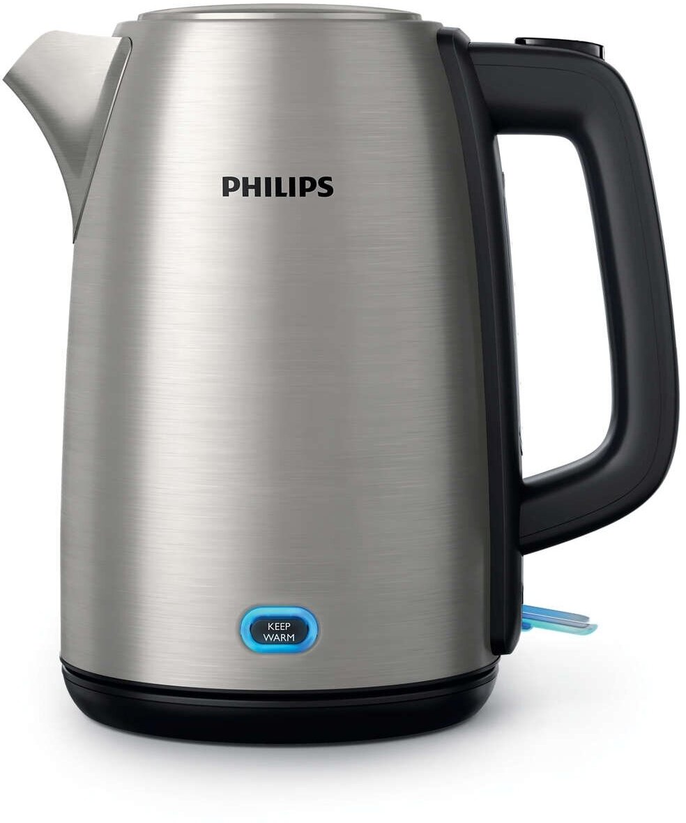 Чайник электрический Philips HD9353/90, 2060Вт, нержавеющая сталь и черный