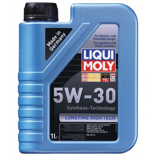 Полусинтетическое моторное масло LIQUI MOLY Longtime High Tech 5W-30, 5 л