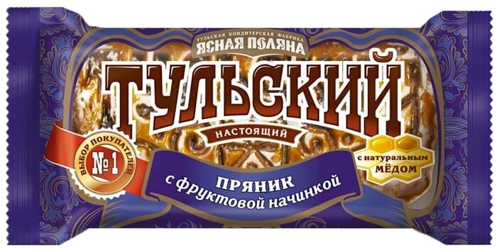 Пряник Тульский с фруктовой начинкой 140г