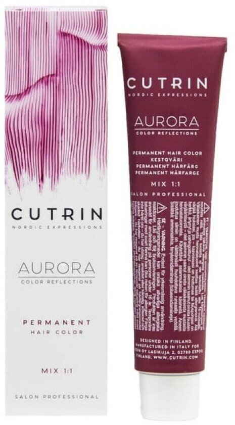 Cutrin Aurora - Крем-краска для волос 5.56 Полночь 60 мл - фото №4