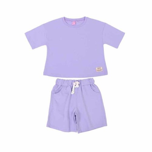 Комплект одежды BONITO KIDS, размер 128, фиолетовый