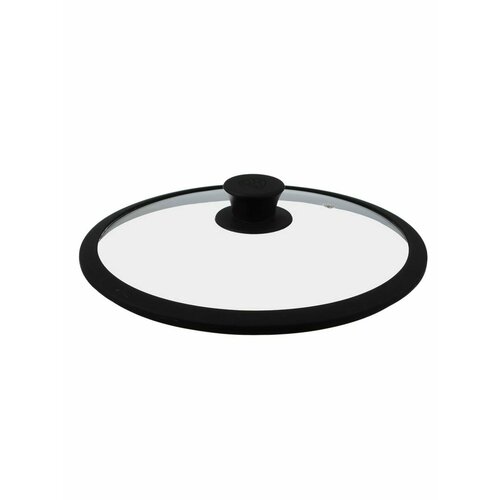 BY COLLECTION Крышка стекло/силикон с ручкой, 26см