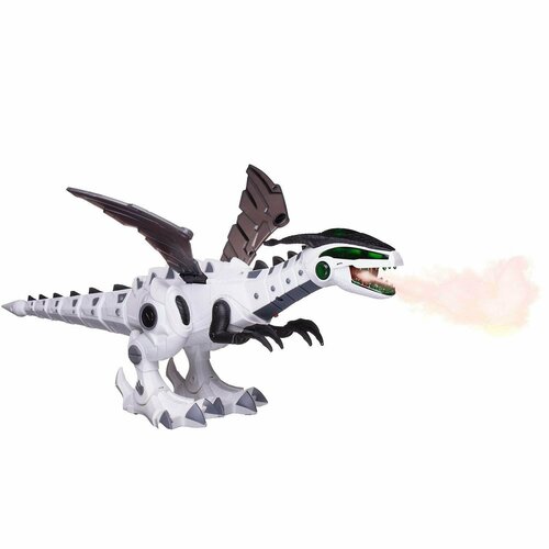 Робот Junfa Дракон огнедышащий с паром, движение звук свет