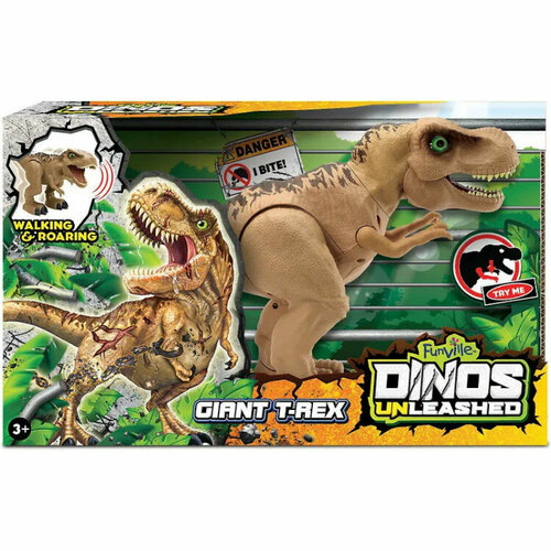 Игрушка Funville Dinos Unleashed - Giant T-rex (с световыми и звуковыми эффектами)