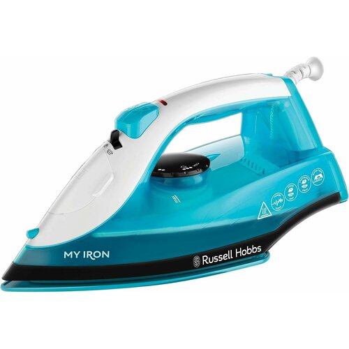 Паровой утюг Russell Hobbs My Iron Steam Iron 260 мл, 1800 Вт, сине-белый