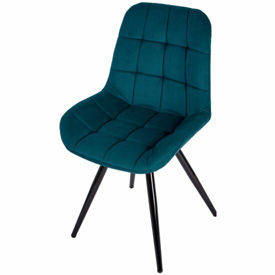 фото Стул обеденный POLINI Home Verona SM, темно-бирюзовый-черный
