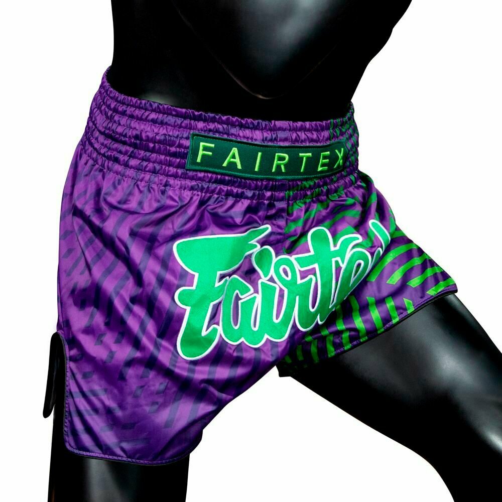 Трусы боксерские Fairtex Базовая коллекция, размер L, фиолетовый — фото 1