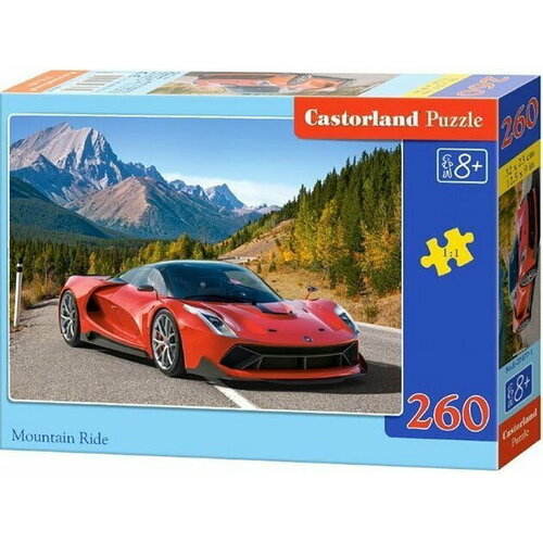 фото Пазл castorland midi спорткар в горах, 260 эл. 7477/в2-27477