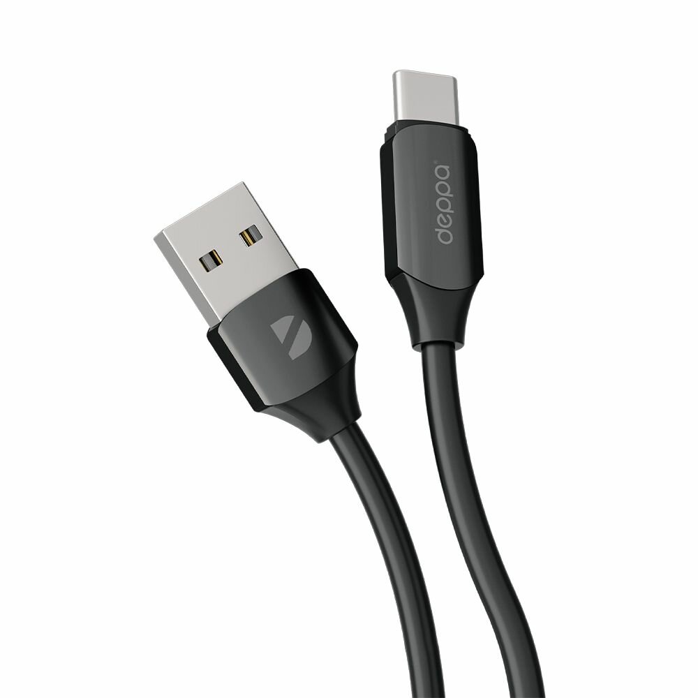 Кабель USB Type-C быстрая зарядка для ноутбука, планшета, 1.2м, 66Вт, Deppa 72535-OZ/ Без заводской упаковки