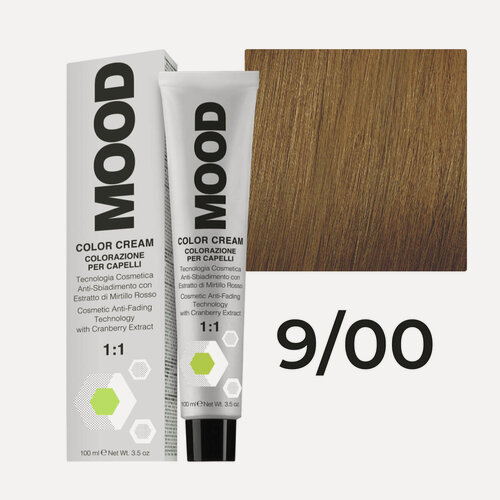 Изображение товара Краска для волос профессиональная Mood 9/00 Блонд Натуральный насыщенный 100 мл