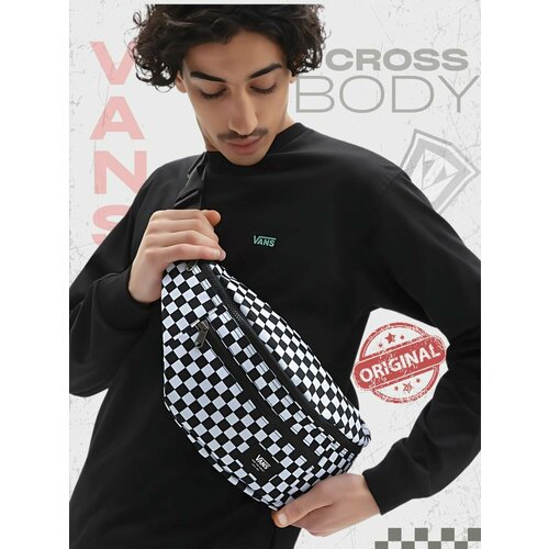 Сумка поясная VANS черный белый 5998₽