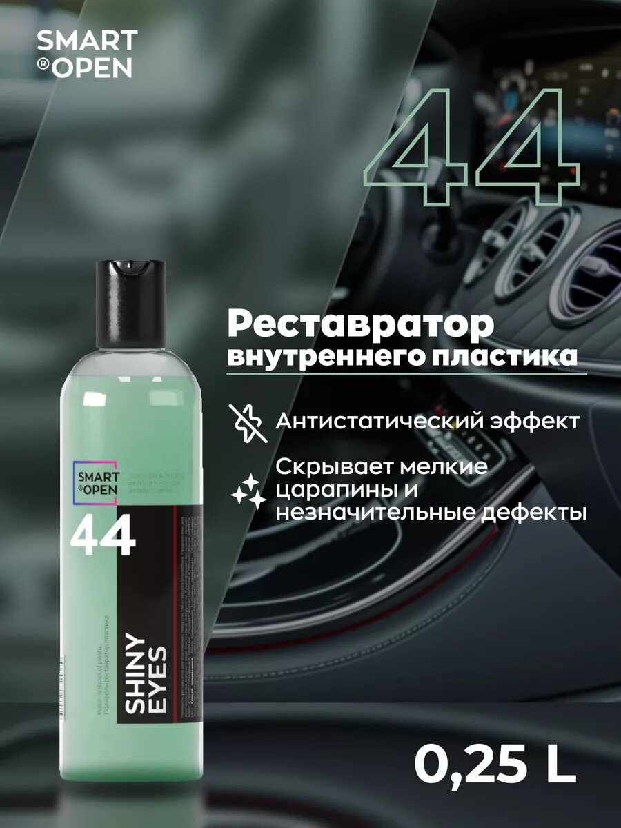 Полироль-реставратор пластика Smart Open "Shiny Eyes" 250 мл