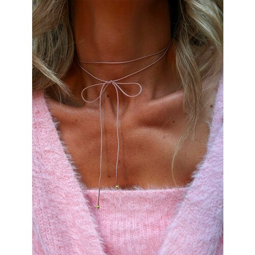 Колье LU Jewel длина 115 см розовый 1790₽
