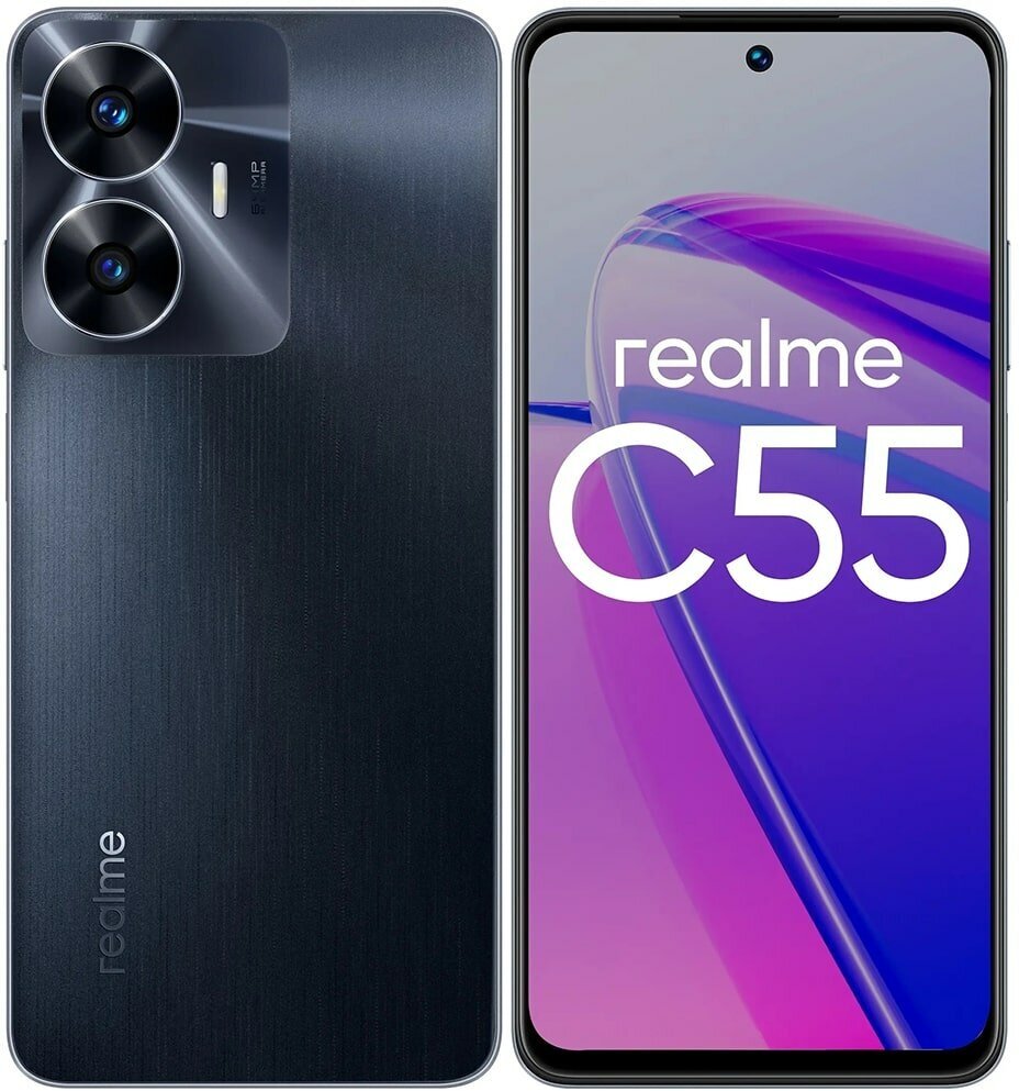 Смартфон Realme С55, 256 GB, черный