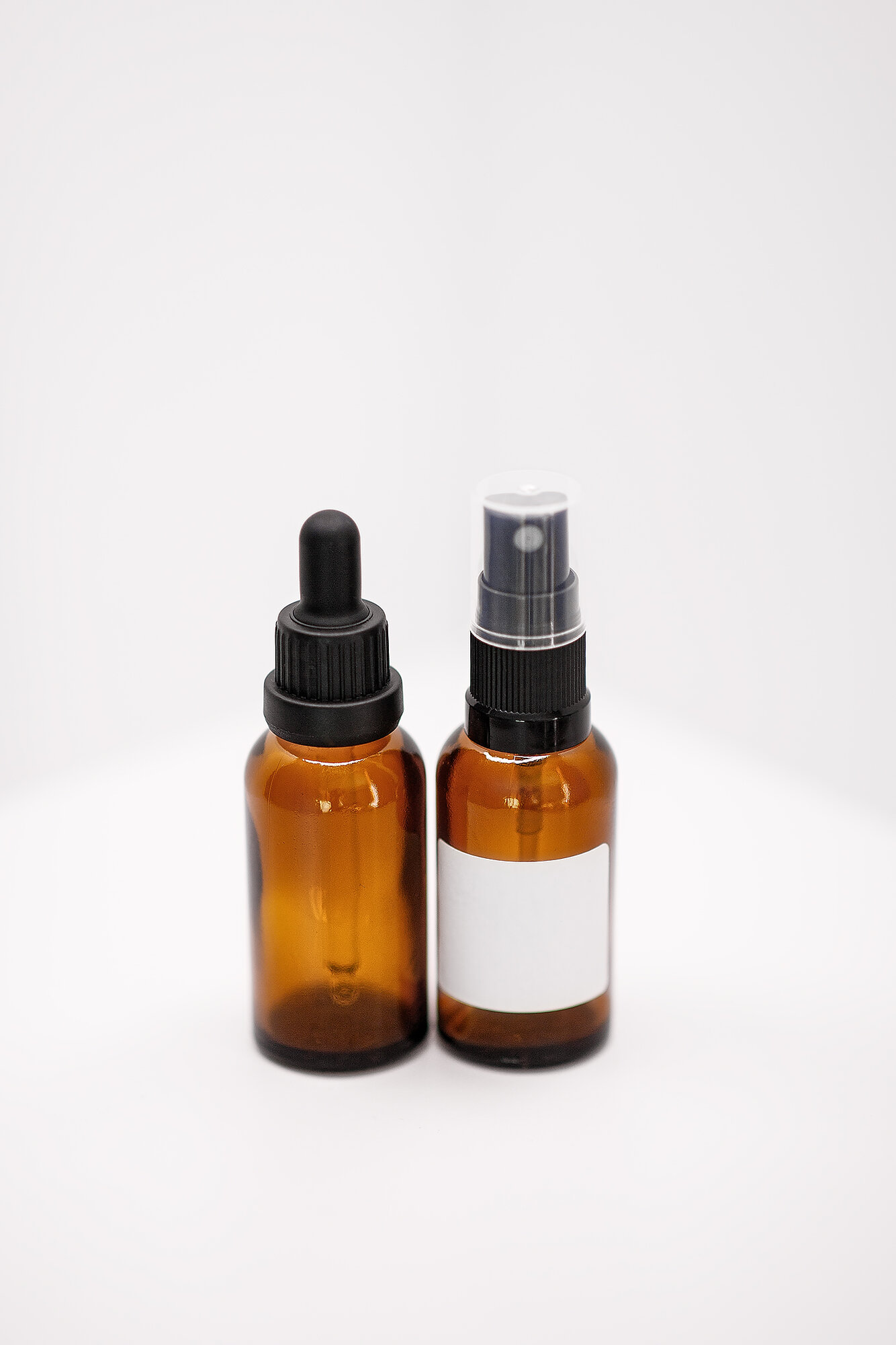 Флаконы стеклянные 30 мл распылитель, пипетка — фото 1
