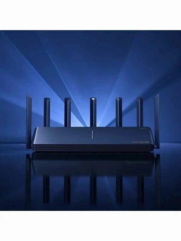 Wi-Fi роутер Xiaomi Router BE7000 (RC06), 7000 Мбит/с, DHCP-сервер, NAT, чёрный — фото 1