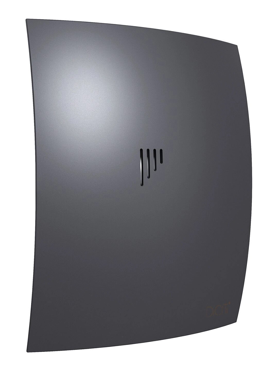 Вентилятор вытяжной DiCiTi Breeze 4C Dark gray metal, 100 мм, обратный клапан, темно серый