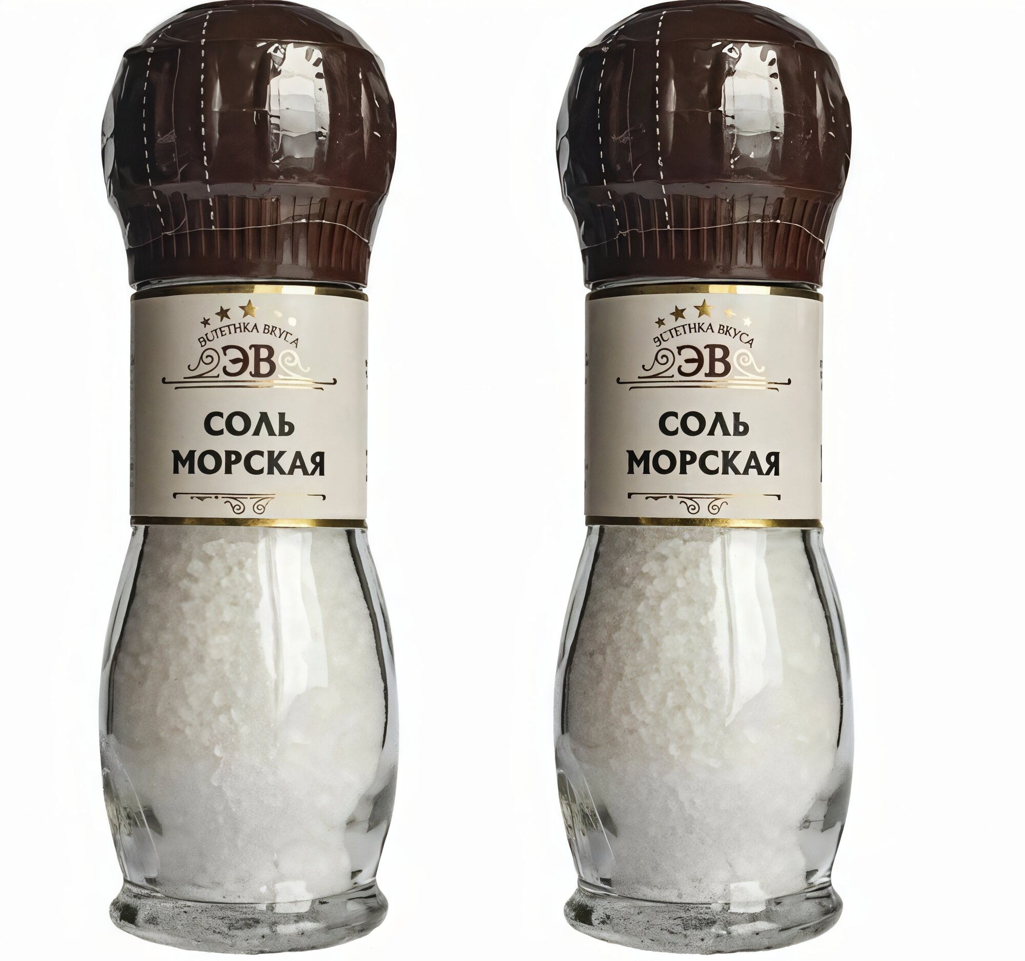 Приправа "Соль Морская" (пищевая), помол № 3, в мельнице, 82 гр. - 2 шт.