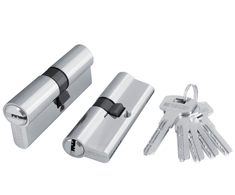 Цилиндровый механизм (200 ZA/90) 2000ZAKey90(35+10+45) CP хром 5Key