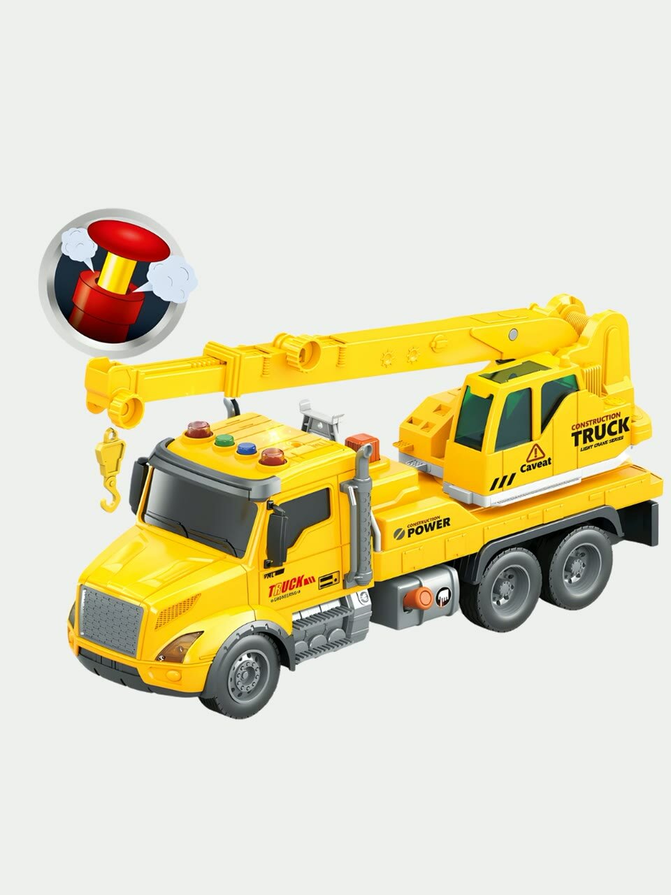 Машинка детская, строительный кран, строительная техника, камаз — фото 1