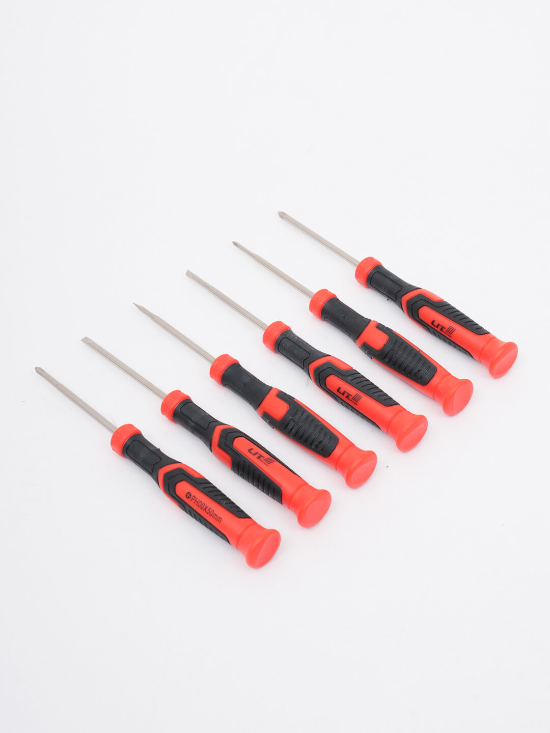 Набор отверток LIT, в кейсе, с противоскользящими рукоятками, 6 штук — фото 1