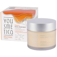 Yousmetica Осветляющий ночной крем для лица с витамином С и гиалуроновой кислотой