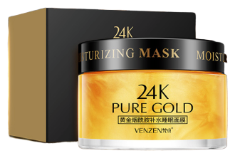 Venzen Ночная питательная маска 24K Pure Gold, 120 г, 120 мл