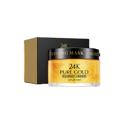 Venzen Ночная питательная маска 24K Pure Gold, 120 г, 120 мл