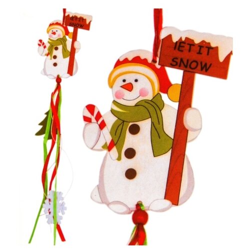фото Школа талантов набор для создания новогодней подвески снеговичок (4331573)