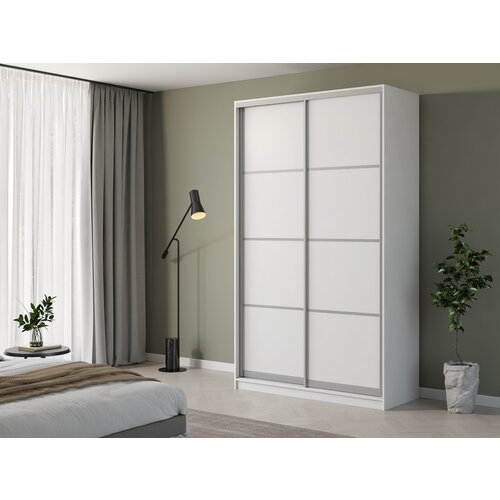 Шкаф купе Матэрна белый глухой 120х45х240 см 26490₽