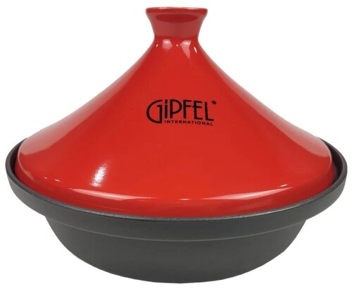 Тажин чугунный GIPFEL Amey 51015, красный/черный, 2.4 л