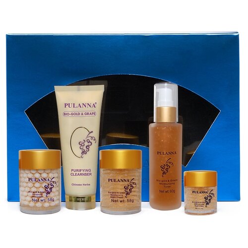 фото Набор pulanna bio-gold & grape cosmetics set