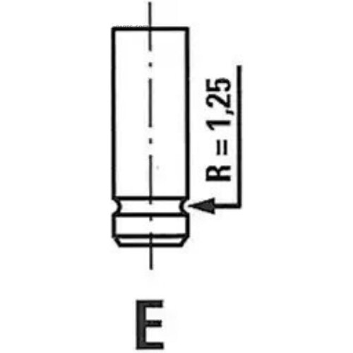впускной клапан freccia r6895snt для opel astra cascada insignia zafira Впускной клапан Freccia R4464SCR