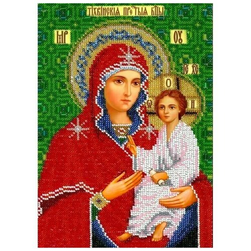 Набор для вышивания бисером Вышиваем бисером Богородица Тихвинская