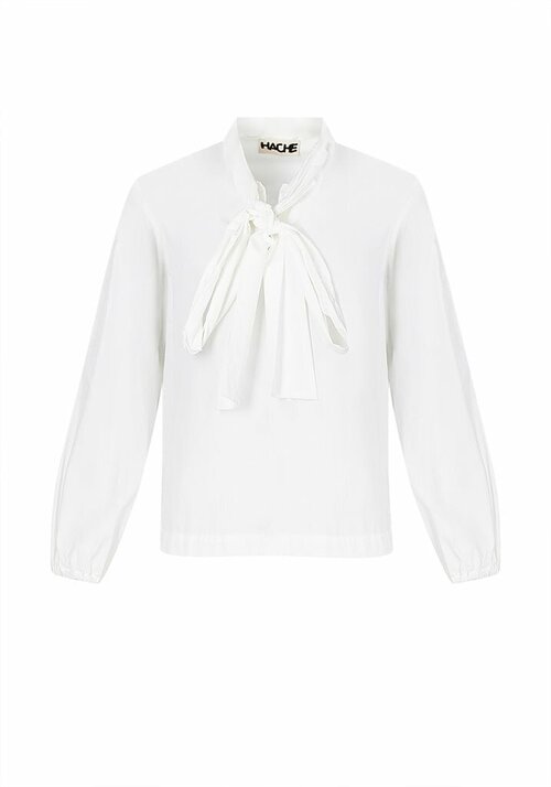 Рубашка  Hache, манжеты, размер 42, белый
