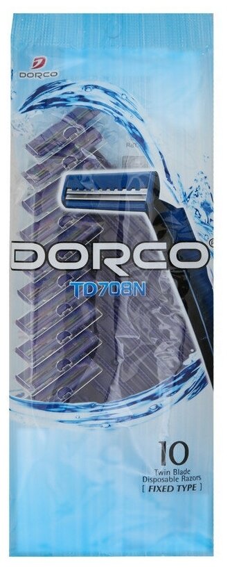 Бритва одноразовая Dorco TD708-10P (10 штук в уп) 1127776