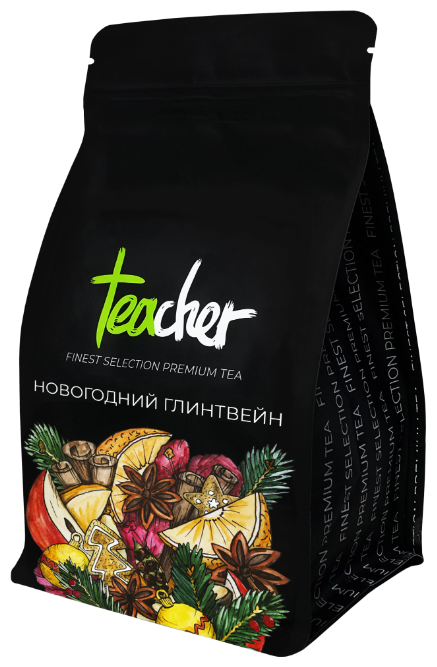 Чай TEACHER Новогодний глинтвейн 250 г фруктовый пряный с корицей рассыпной - фотография № 3