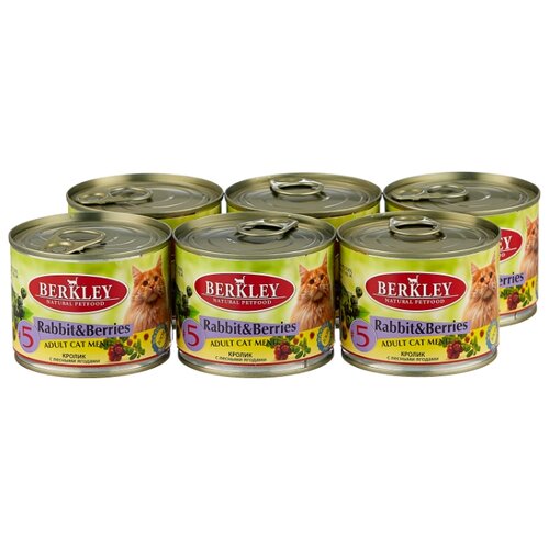 фото Корм для кошек berkley паштет