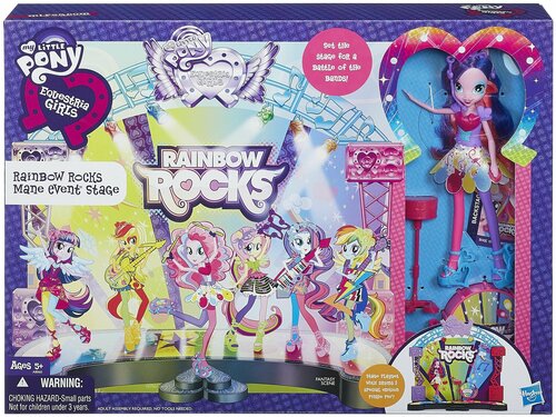 My Little Pony (Hasbro) MLP EG Игровой набор Рок-концерт Equestria Girls A8060. Товар уцененный