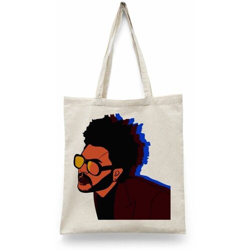 фото Сумка-шоппер унисекс каждому своё "the weeknd/викенд" черная