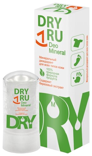 Характеристики модели Dry RU дезодорант, кристалл (минерал), Deo Mineral на Яндекс.Маркете