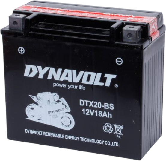 Аккумулятор Dynavolt DTX20-BS, 12V, AGM