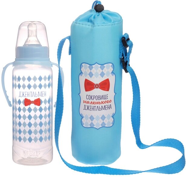 Mum&Baby Термо-чехол «Маленький джентльмен» для бутылочки 250 мл